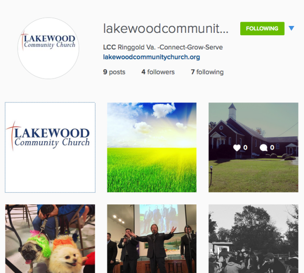 Sample of LCC Instagram Site